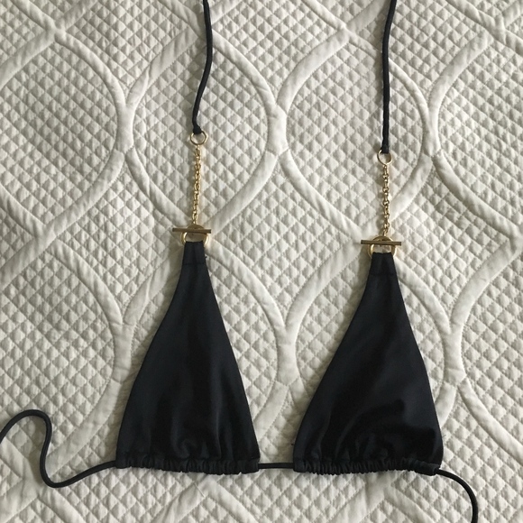 Victoria's Secret Other - VS Black Gold chain Bikini top